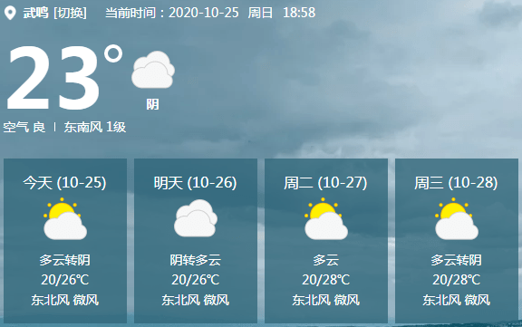 录沙村民委员会天气预报更新通知