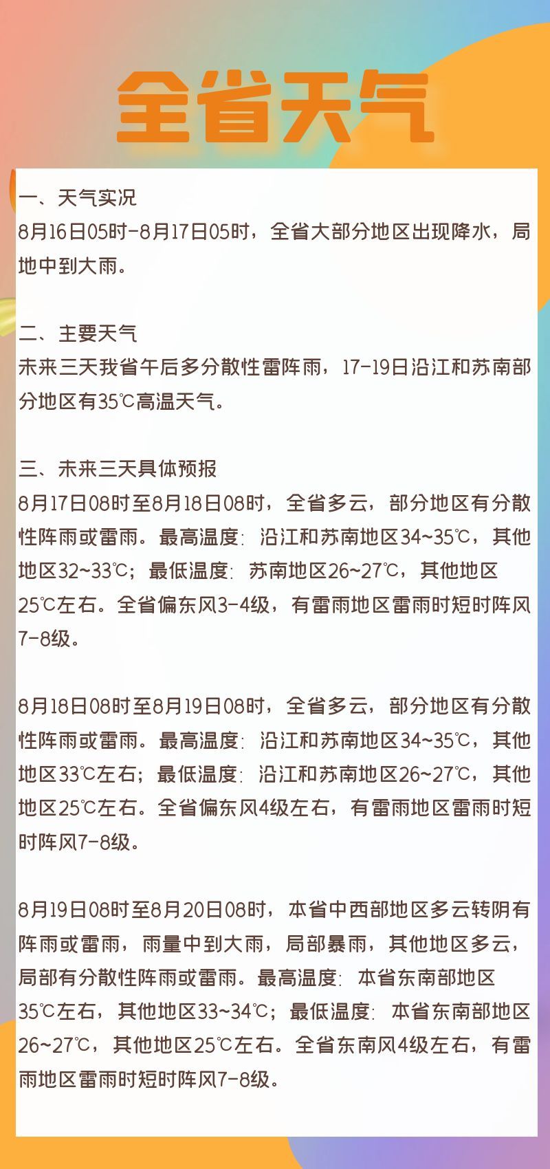 三十铺镇天气预报更新通知